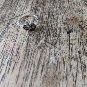 Child's sterling silver purity ring